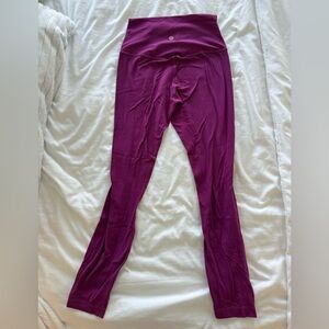 Lululemon Athletica Magenta Leggings